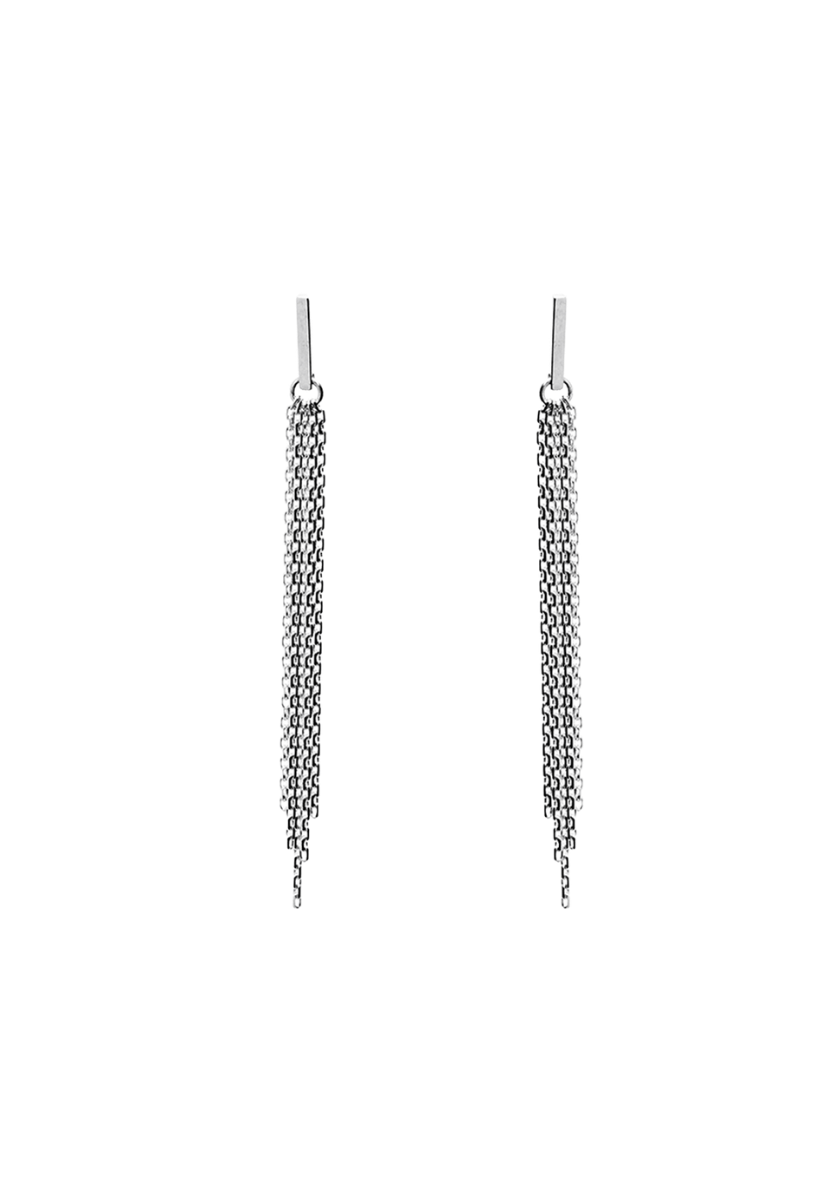 Large Pompon Earrings