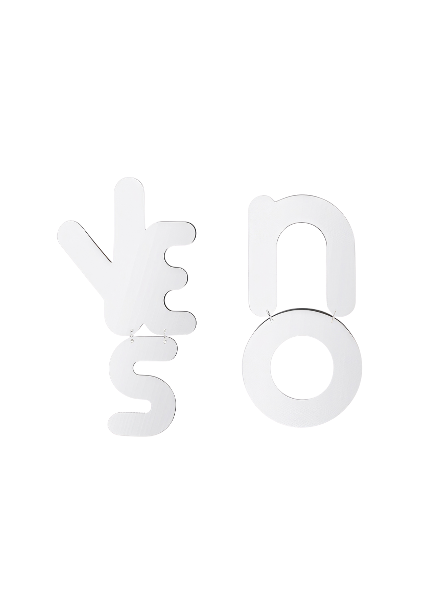 Yes No Earrings