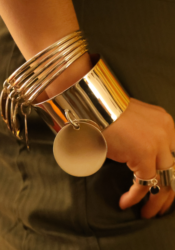 Medal 40 Cuff Bracelet