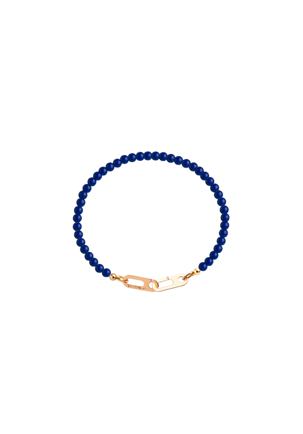 Bracelet Anneaux Circé XS Or Jaune et Lapis-lazuli