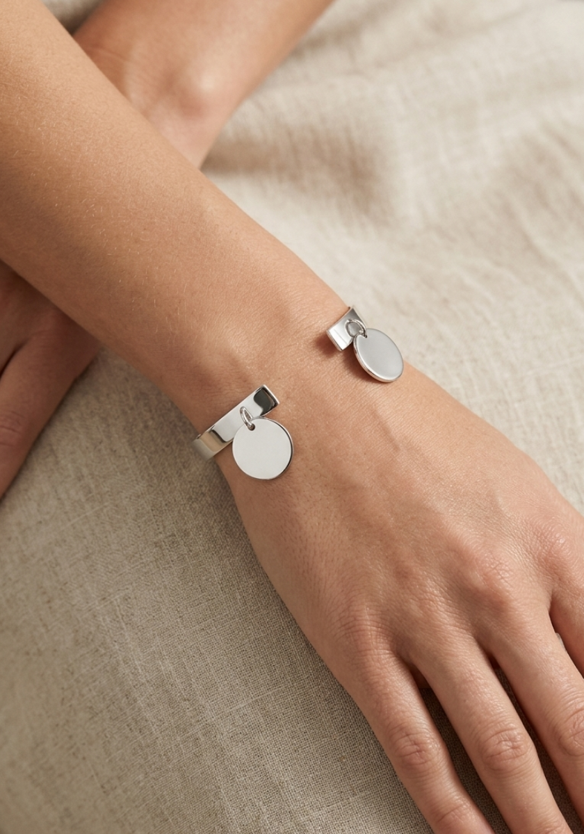 Bracelet Deux Médailles BB