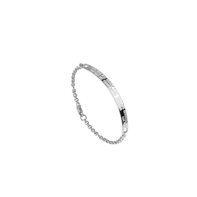 Bracelet Inscription "Les Folies..."