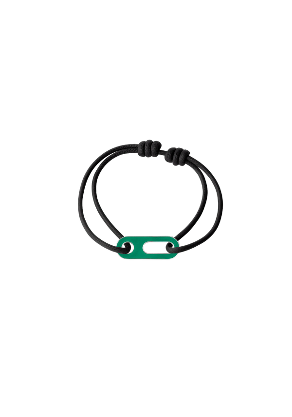 Lacquered Circé Silver Cord Bracelet