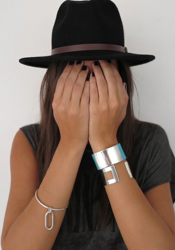 Plate Leather Bracelet