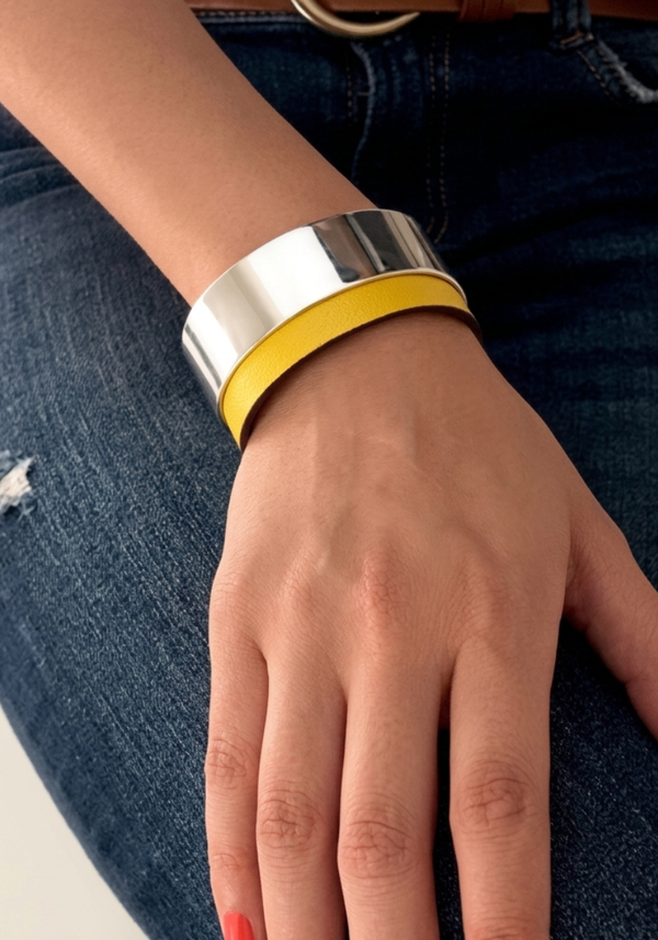 Feather Leather Bracelet