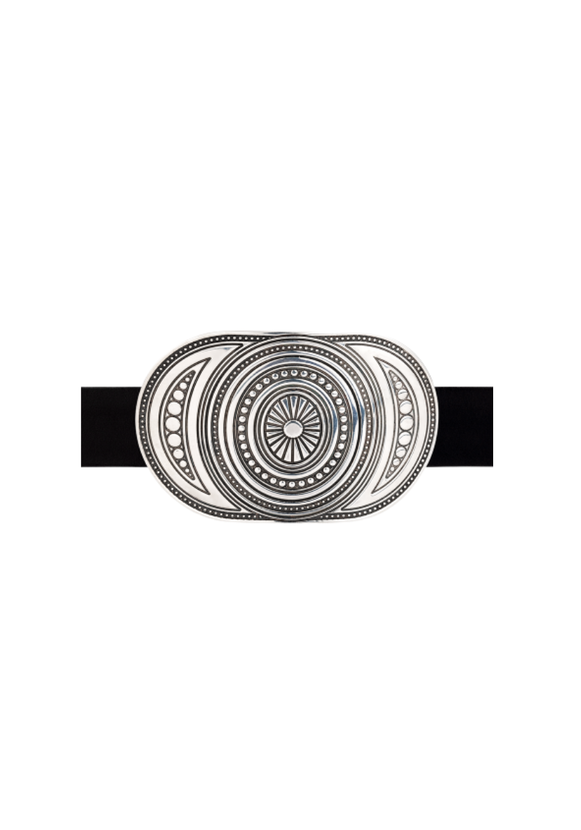 Boucle de ceinture Austin avec cuir
