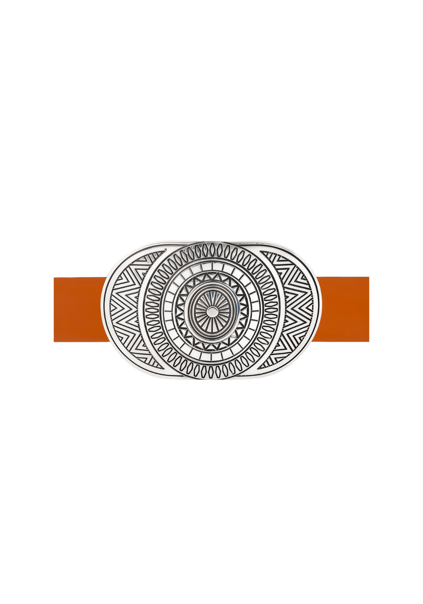 Austi Belt Buckle with Leather