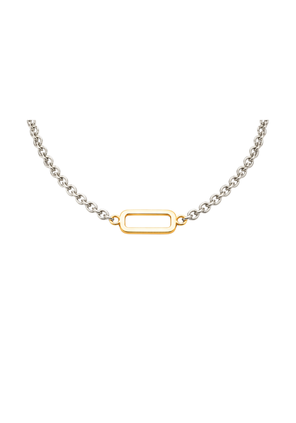 Ras de cou Lilas Or Jaune et Argent