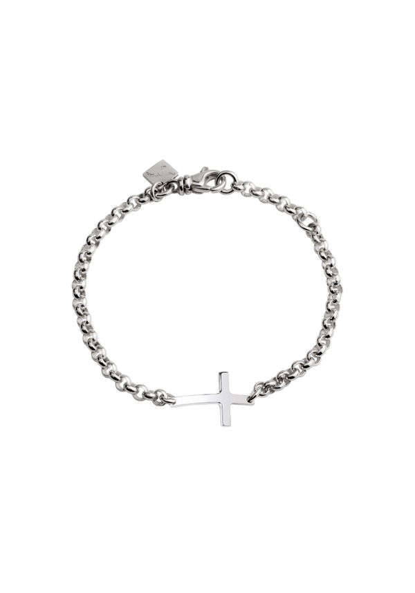 Cross Jaseron Chain Bracelet