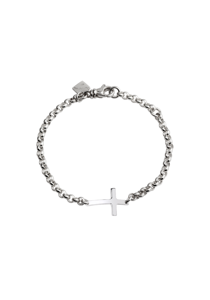 Cross Jaseron Chain Bracelet