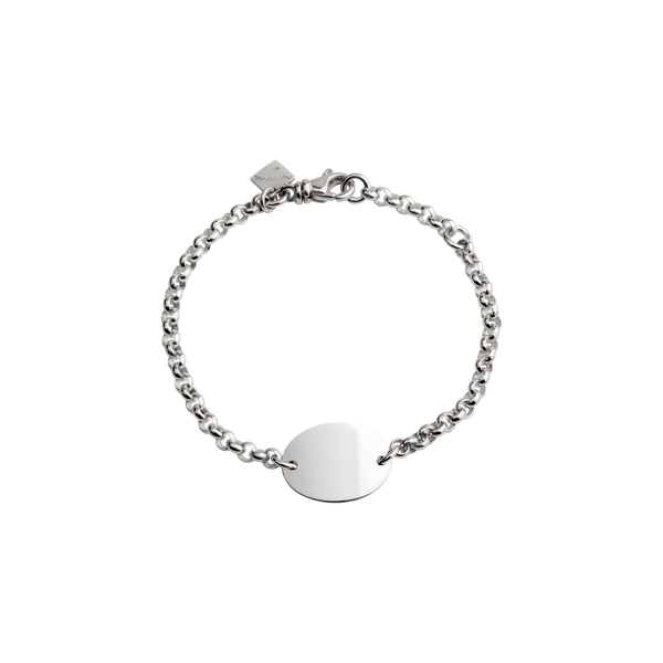 Oval Jaseron Chain Bracelet
