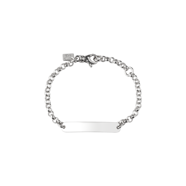 Rectangular Jaseron Chain Bracelet