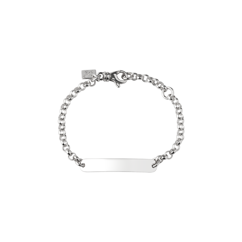Rectangular Jaseron Chain Bracelet