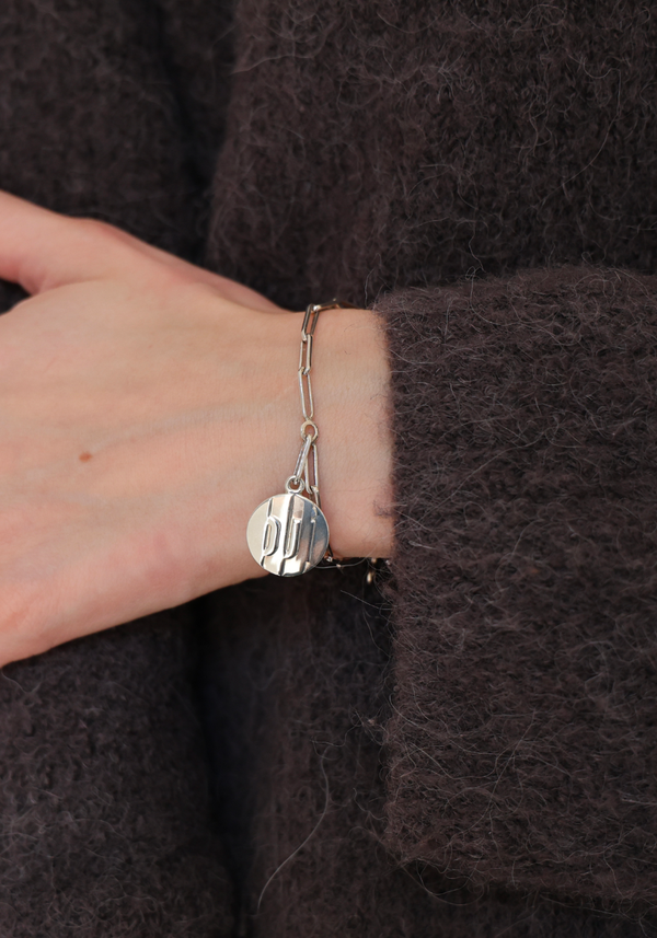 Gourmette Médaille Oui Pendante
