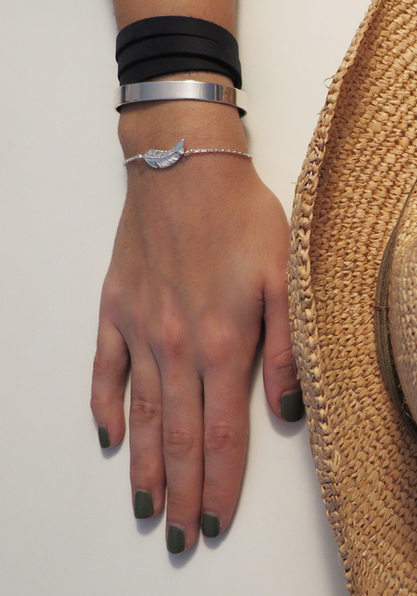 Feather Chain Bracelet