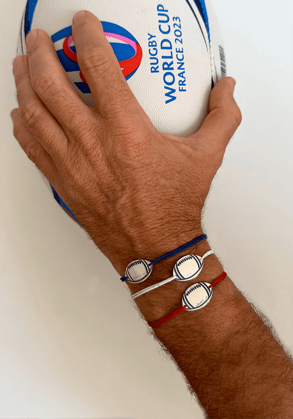 Rugby Ball Cord Bracelet