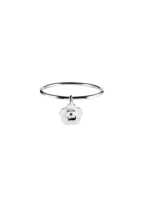 Baby 2 Flowers Bangle Bracelet
