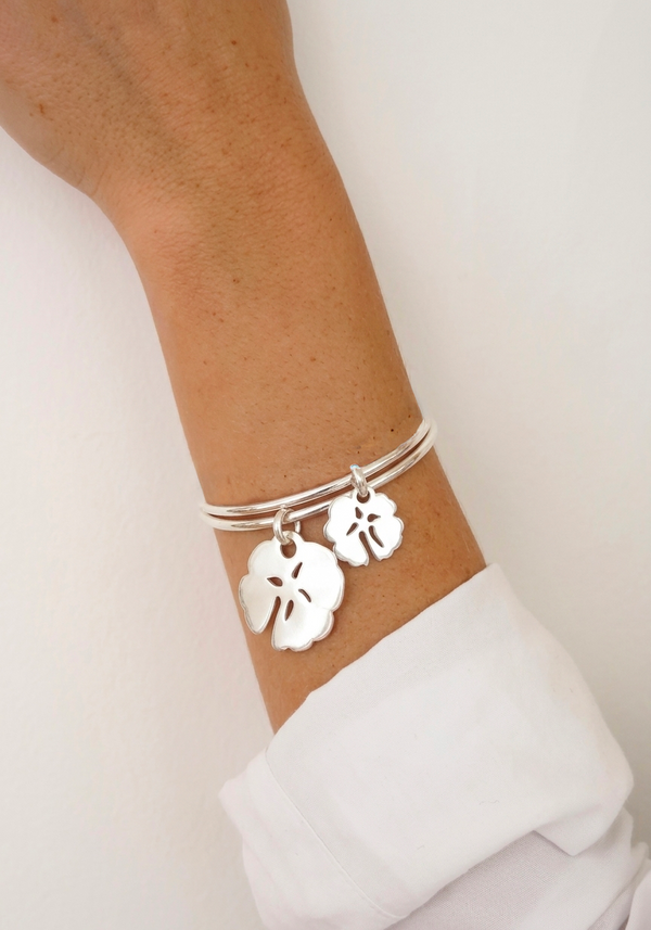 Clover Leaf Bangle Bracelet