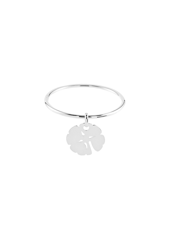 Clover Leaf Bangle Bracelet