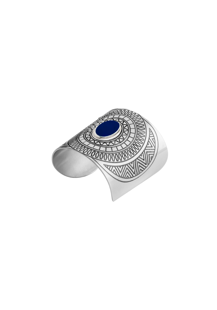 Large Stone Dallas Cuff Bracelet