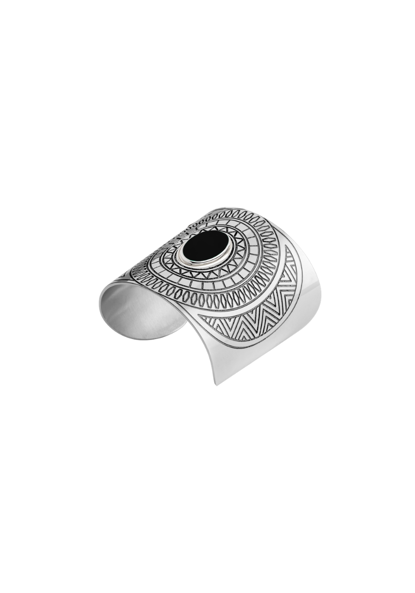 Large Stone Dallas Cuff Bracelet