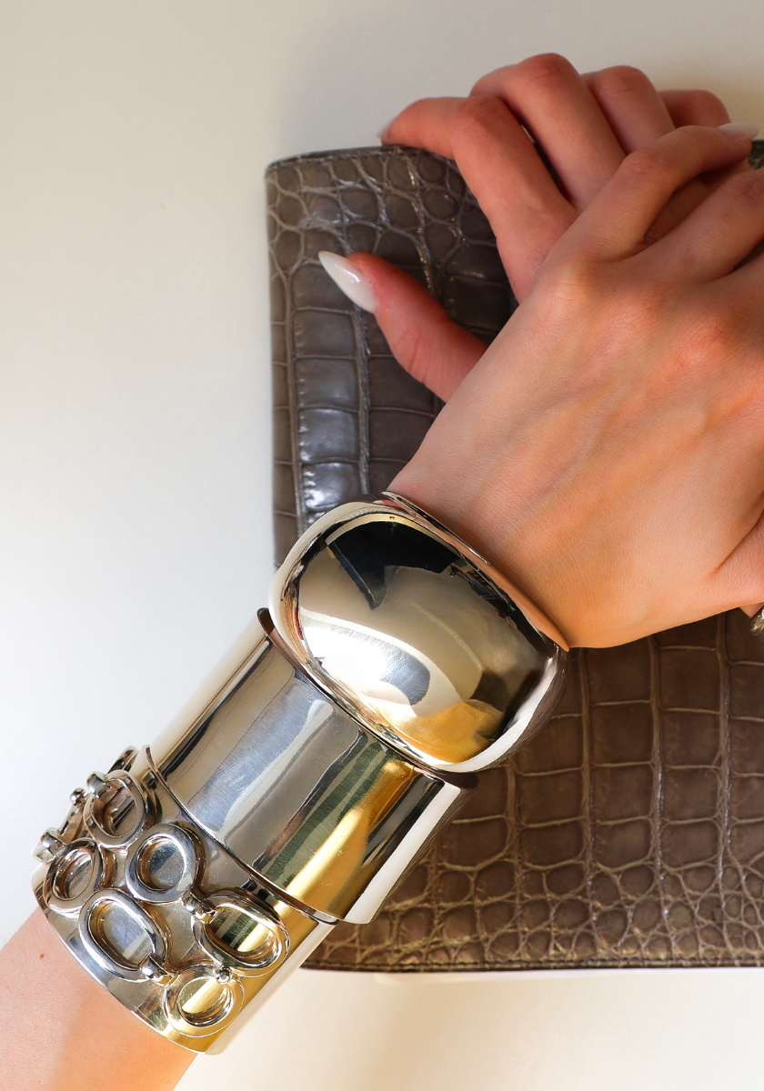Large Ice Cuff Bracelet
