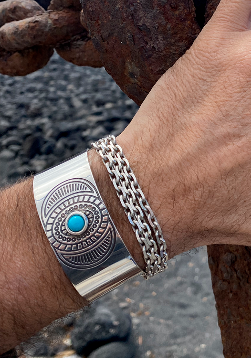 Small Stone Houston Cuff Bracelet