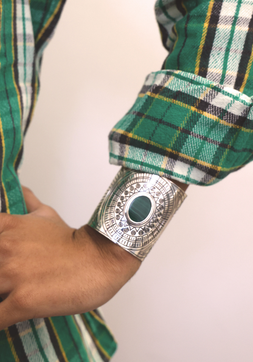 Large Stone Houston Cuff Bracelet