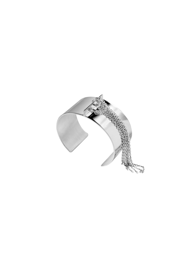 Pompon Cuff Bracelet