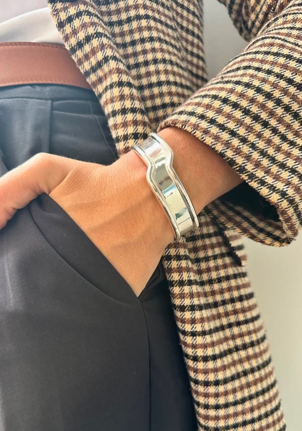 Large Subway Cuff Bracelet