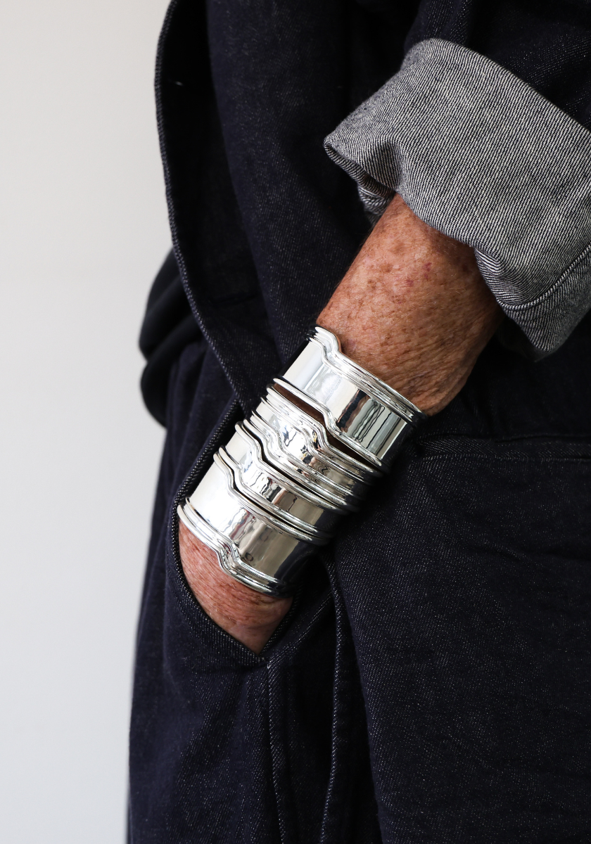 Large Subway Cuff Bracelet