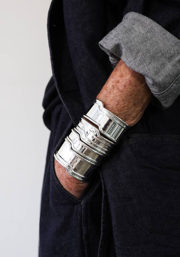 Large Subway Cuff Bracelet