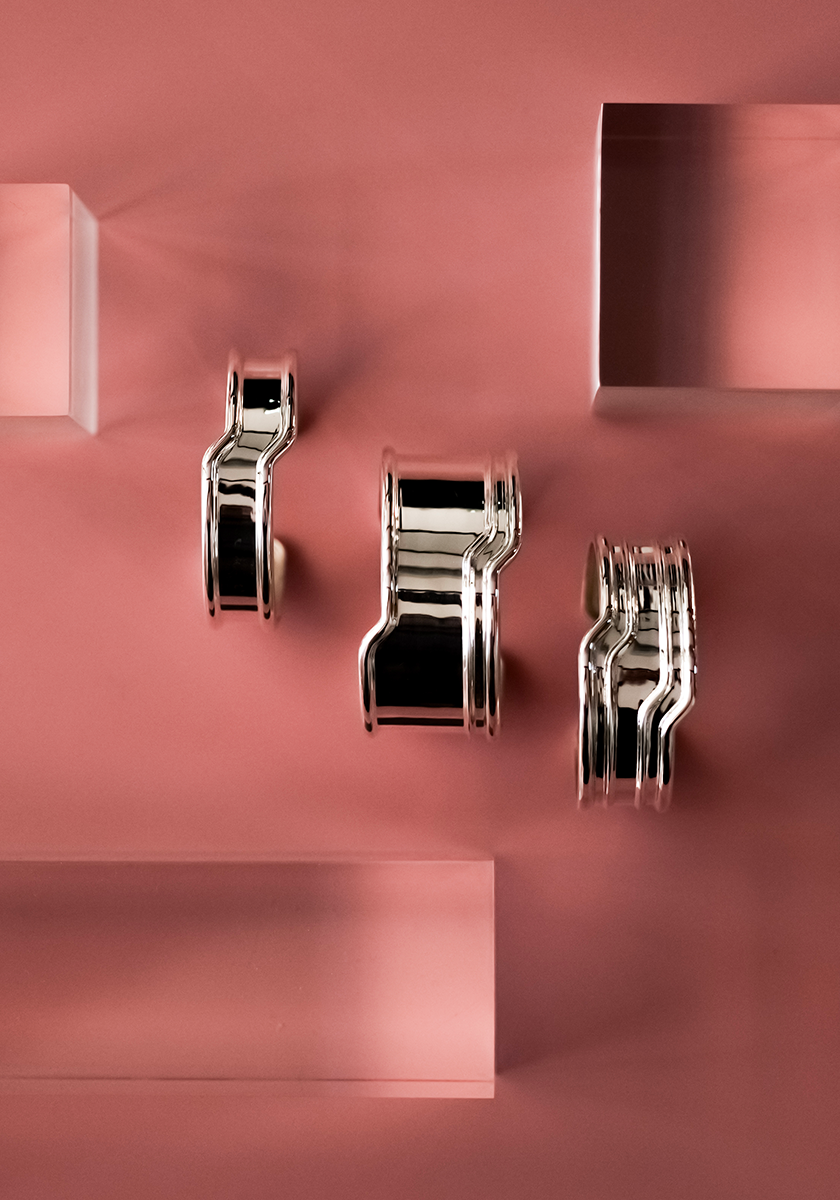 Large Subway Cuff Bracelet