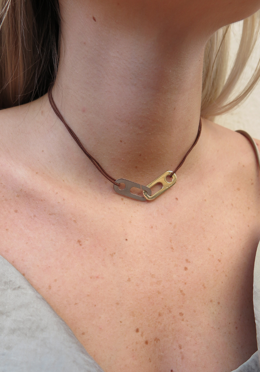 Gold Cuff Circe Pendant