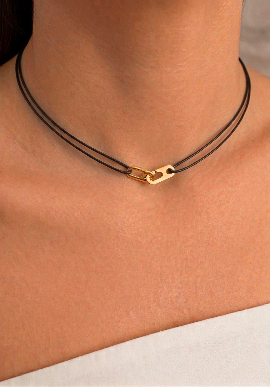 XS Gold Necklace Cuff Circe