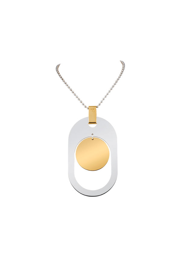 Pendentif Mercure Argent et Vermeil