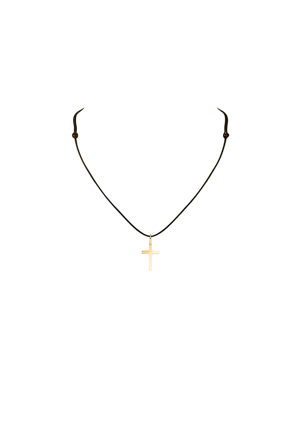 Baby Gold Thin Cross Pendant