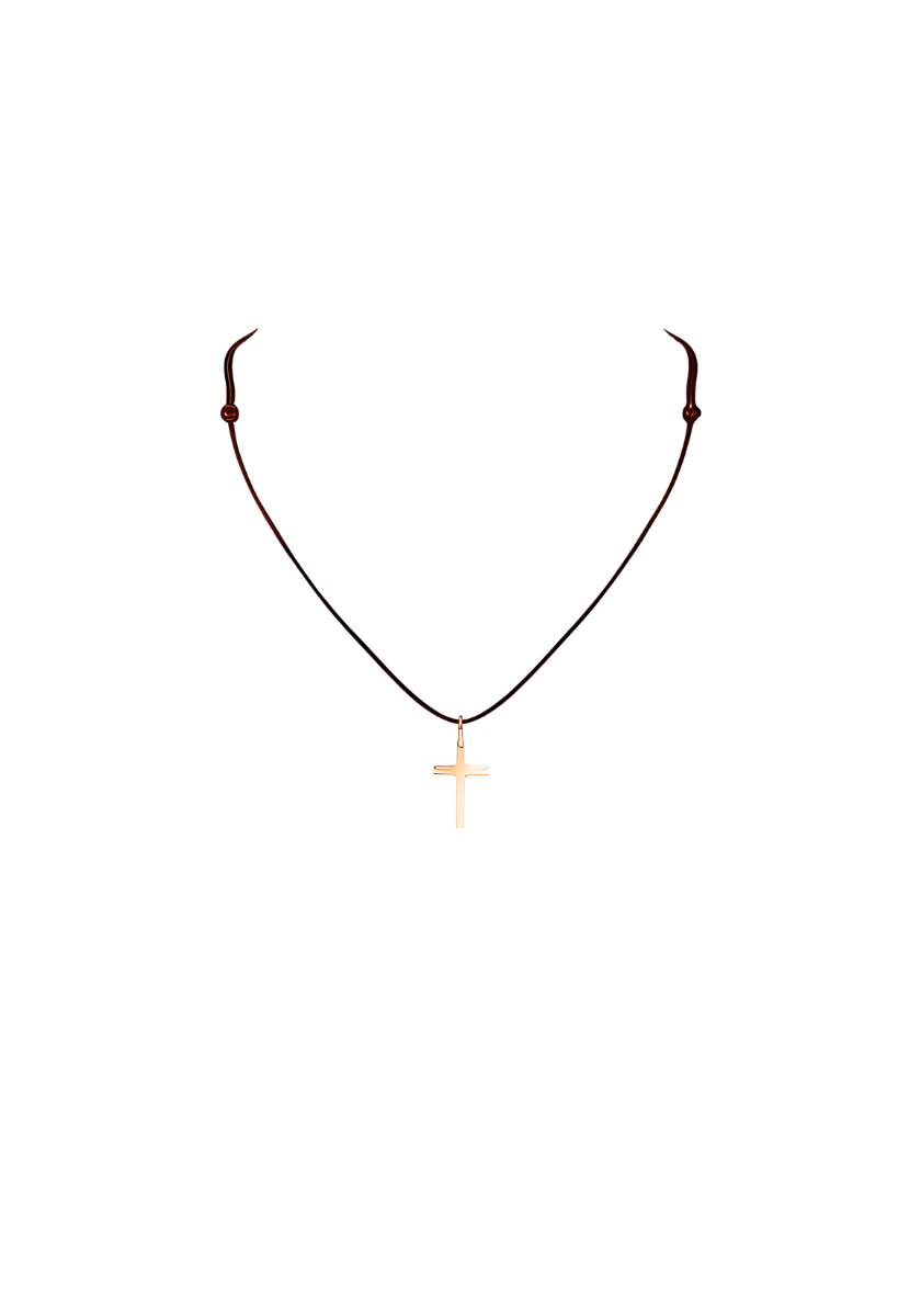 Baby Gold Thin Cross Pendant
