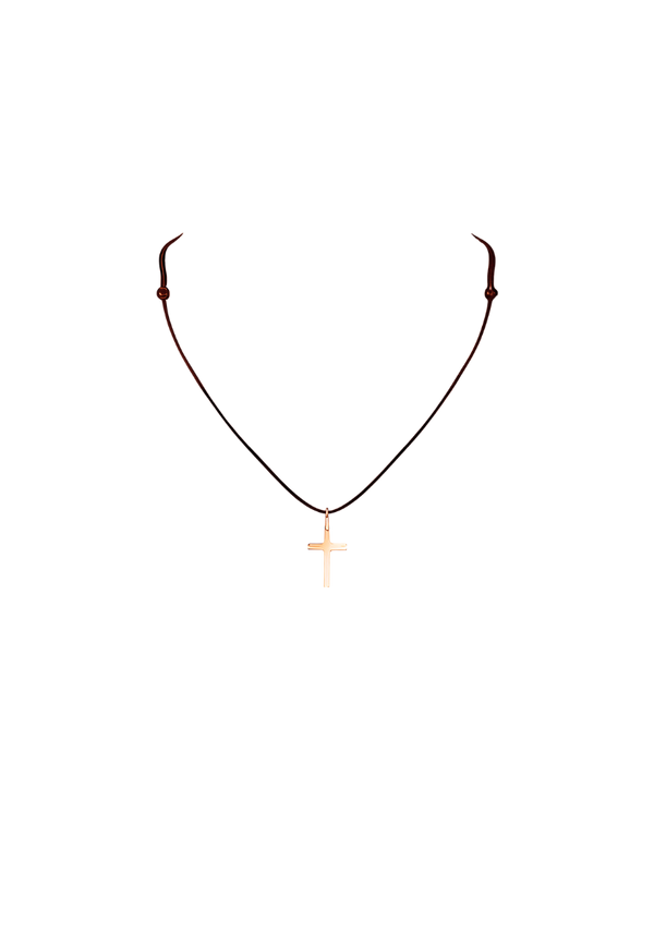 Baby Gold Thin Cross Pendant