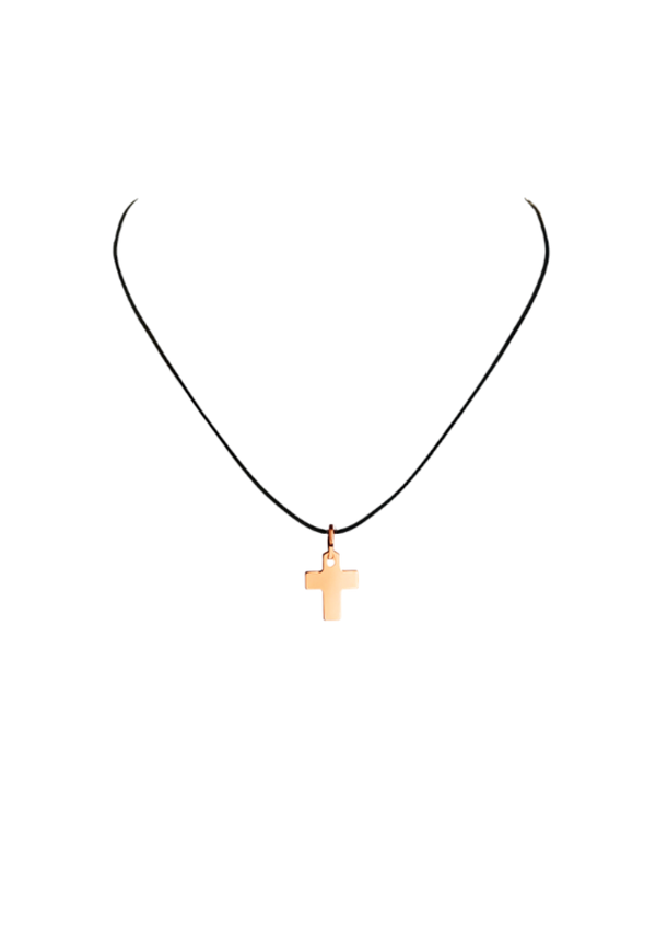 Gold Baby Large Cross Pendant