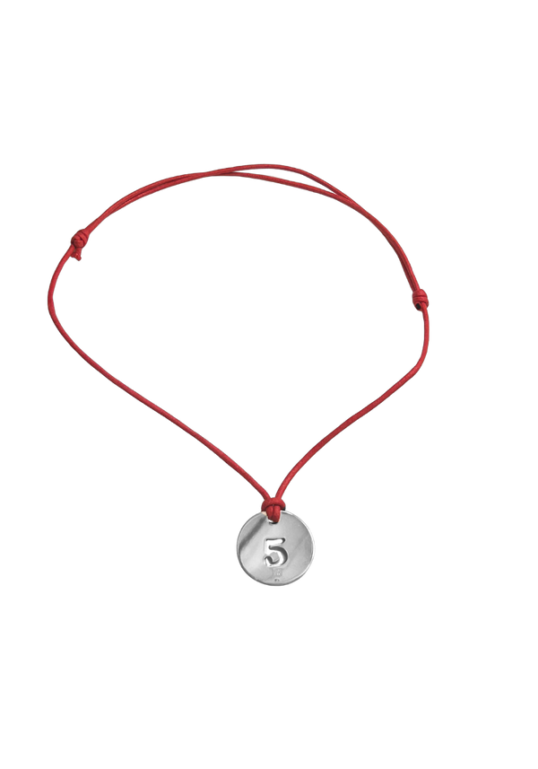Pendentif Médaille Chiffre évidé 5 - Re Belle