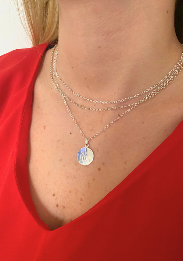 "Oui" Medal Pendant