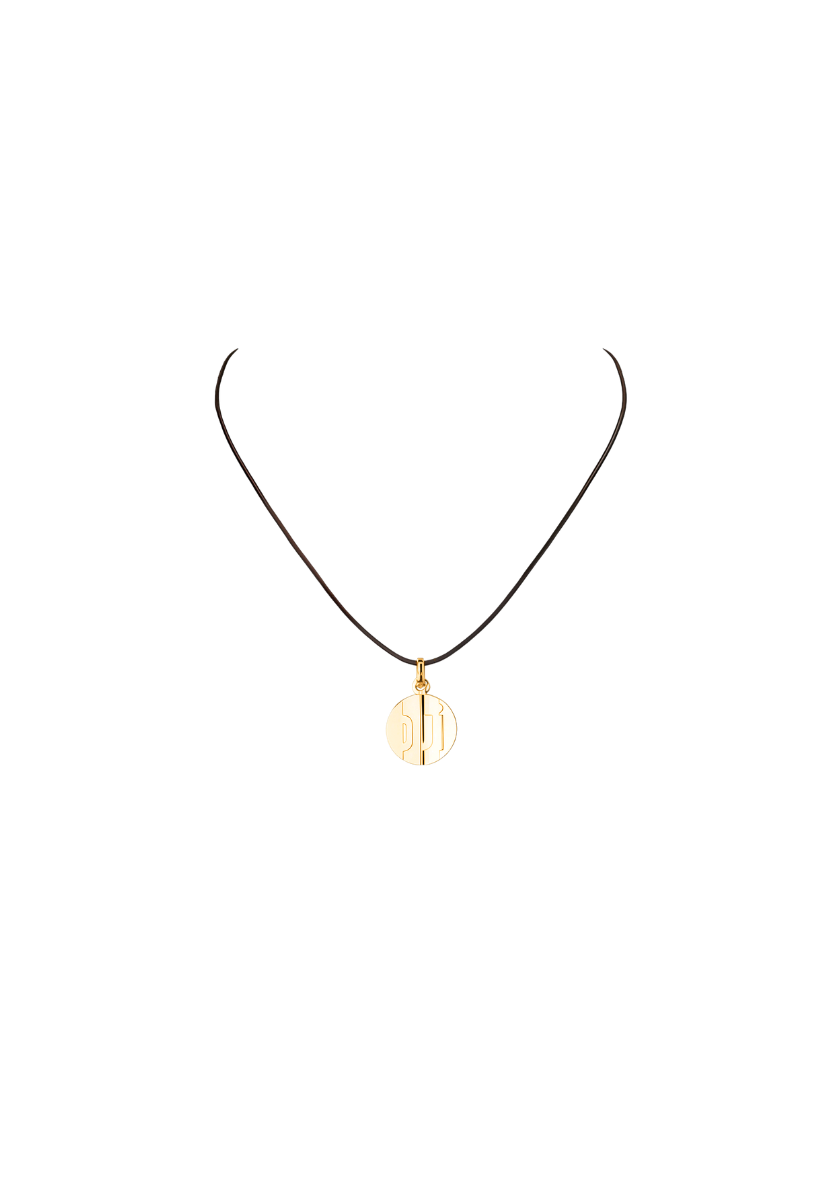 Pendentif Médaille Oui Or Jaune