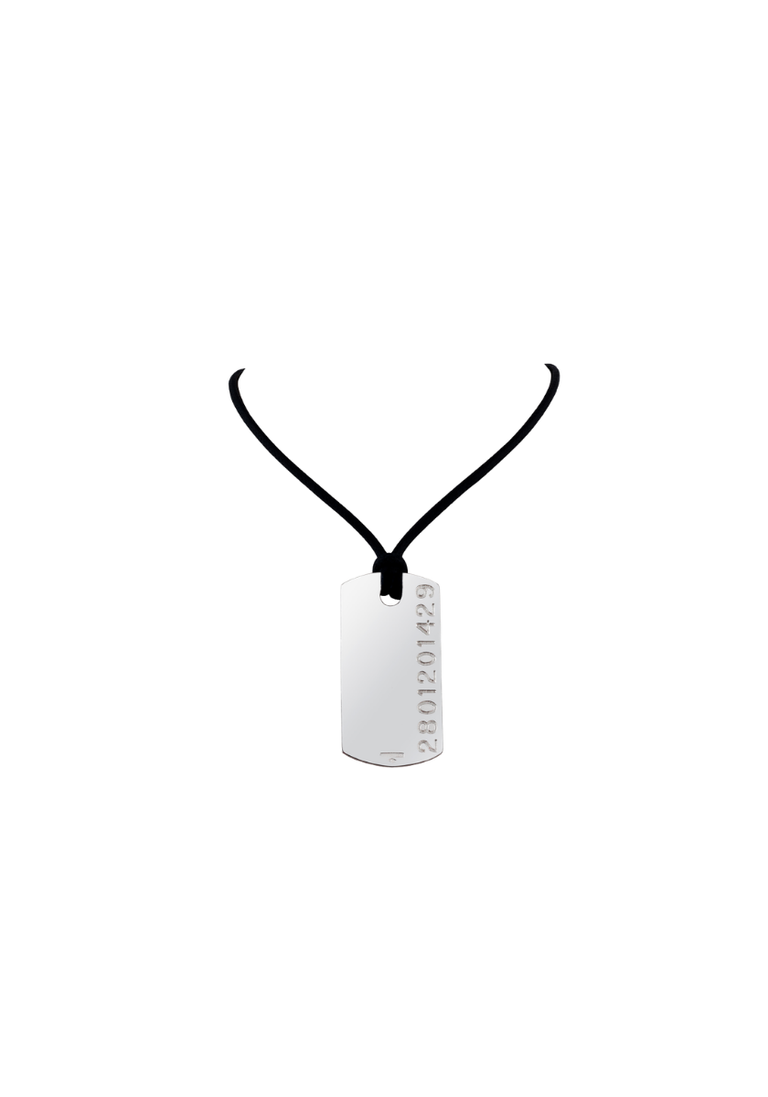 Pendentif Militaire Gravé
