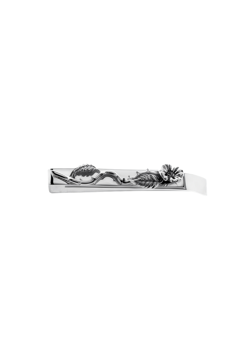 Rose and Thorns Tie Clips