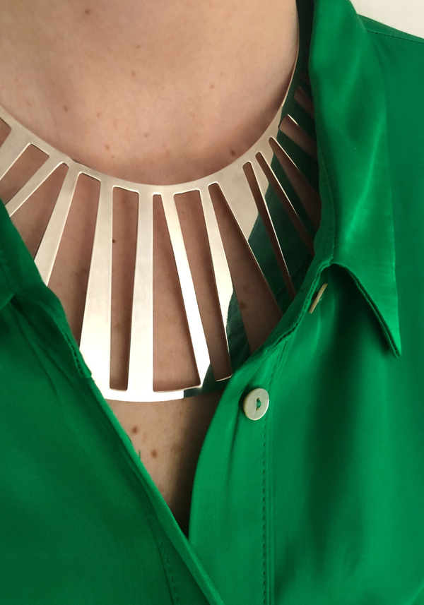 Collier Plastron Zebre