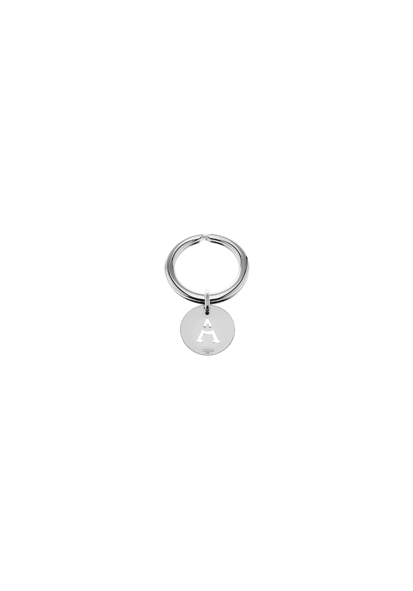 Small Letter Medal Keyring