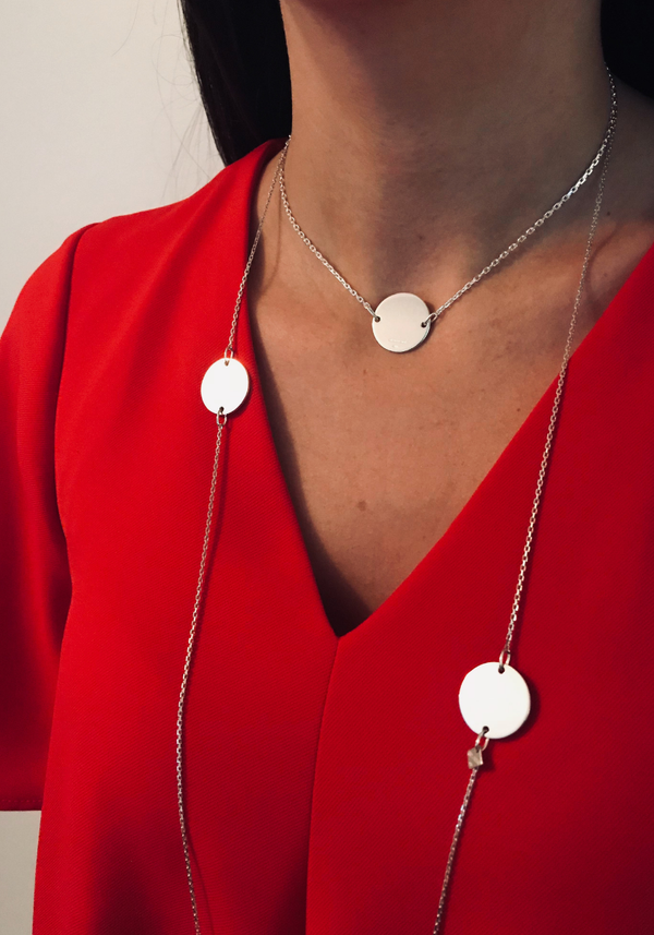 Sautoir Chic Médaille Grand Modèle