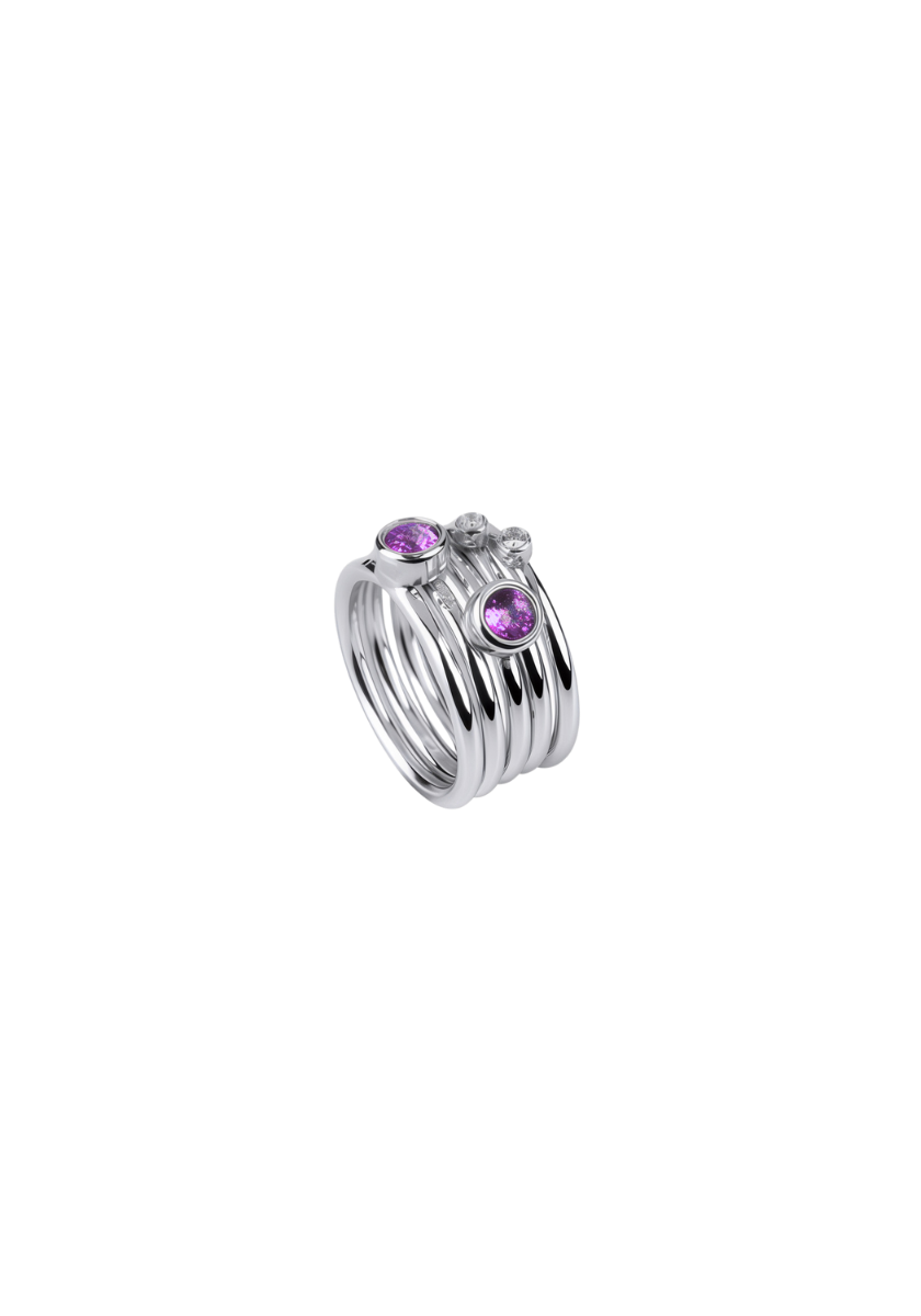Seven 5-Stone Ring Set
