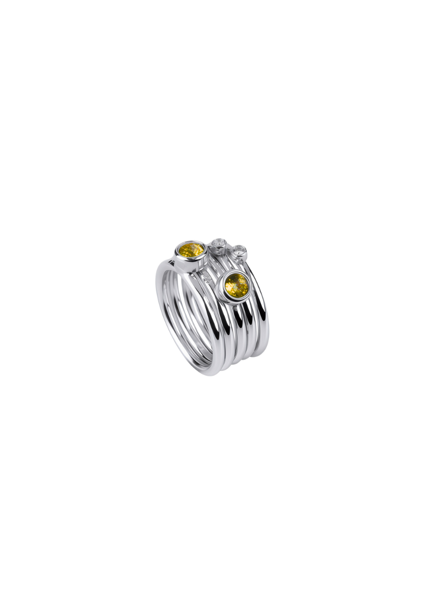 Seven 5-Stone Ring Set